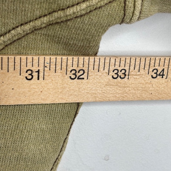 Free People FP Movement Honey Dove Pullover Hoodie L Army Olive Green Oversized - Picture 13 of 15